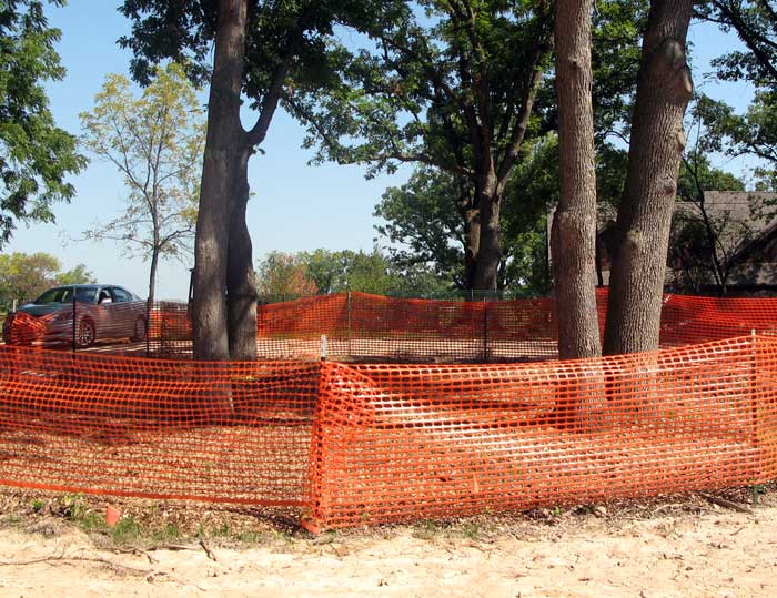 building site fence. uilding site according to